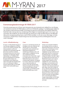Evenemangbeskrivningar - M-yran