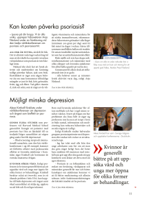 Möjligt minska depression kan kosten påverka psoriasis?