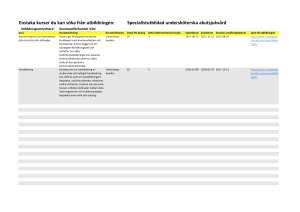 Specialistutbildad undersköterska akutsjukvård