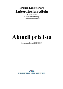 Prislista 2006
