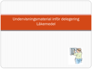Att ge medicin i hemmet