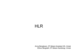 Handout HLR - AnestesiNorr