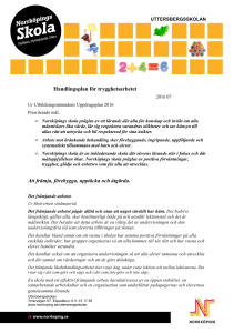 Handlingsplan trygghetsarbete 2016