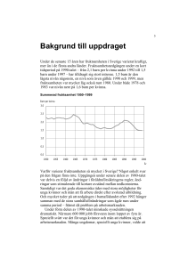 Bakgrund till uppdraget