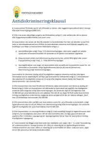 Antidiskrimineringsklausul