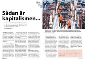 Hur fungerar egentligen det kapitalistiska systemet? Hur går
