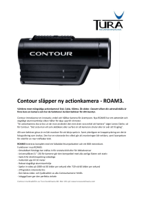 Contour släpper ny actionkamera - ROAM3.