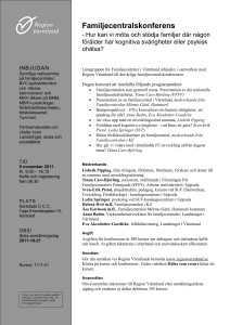 Familjecentralskonferens
