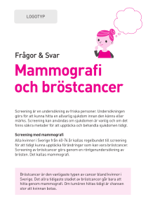 Mammografi och bröstcancer
