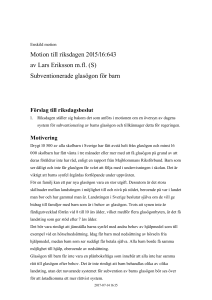 Subventionerade glasögon för barn