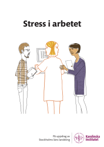 Faktabladet Stress i arbetet