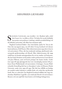 SIEGFRIED LIENHARD
