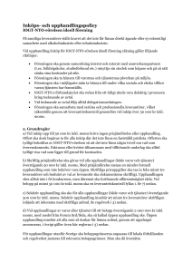 Inköps- och upphandlingspolicy - IOGT-NTO