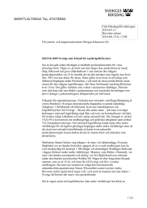 2015/16:1049 Sverige som fristad för nazikrigsförbrytare