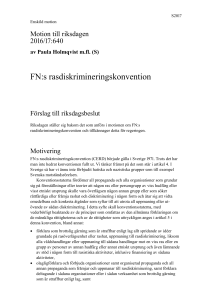 FN:s rasdiskrimineringskonvention