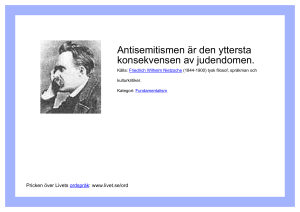 Antisemitismen är den yttersta konsekvensen av judendomen.
