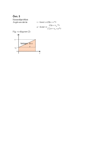 Övn. 5 Dynamikproblem Avgör om det är: Fig. v-t
