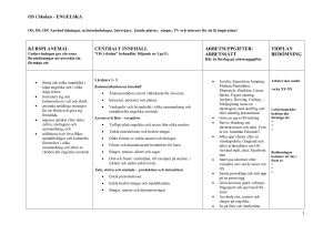 Engelska - OS i skolan