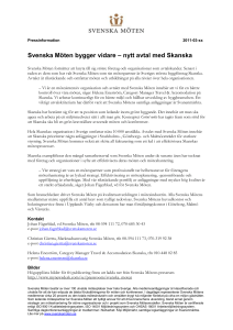 Pressinfo Svenska Möten