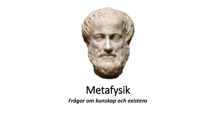 Metafysik