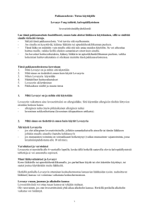 PAKKAUSSELOSTE