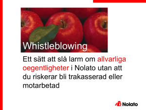 Whistleblowing