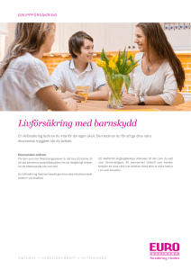 Livförsäkring med barnskydd