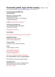 Ekonomisk politik.SHC