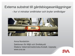 Externa substrat till gårdsbiogasanläggningar, Hur minskar vi
