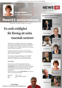 En unik möjlighet för företag att möta tusentals seniorer
