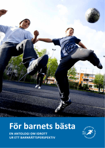 För barnets bästa - Centrum för idrottsforskning