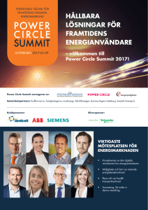 hållbara lösningar för framtidens energianvändare
