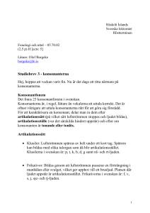 Studiebrev 3 - Háskóli Íslands