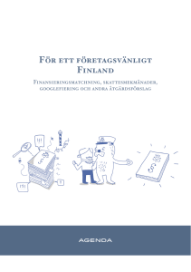 För ett företagsvänligt Finland