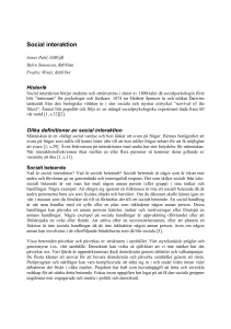 Social interaktion