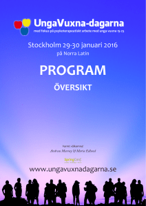 program - Unga Vuxna