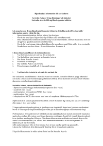 Sertralin Actavis film