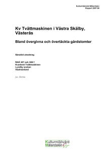 Kv Tvättmaskinen i Västra Skälby, Västerås