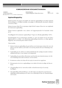 Upphandlingspolicy