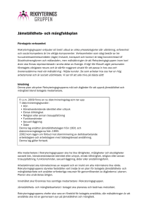 Jämställdhets- och mångfaldsplan