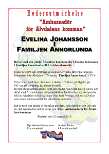 evelina johansson familjen annorlunda