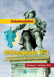 Dokumentation - Göteborgsregionens kommunalförbund