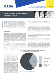 Våld mot kvinnor - European Union Agency for Fundamental Rights