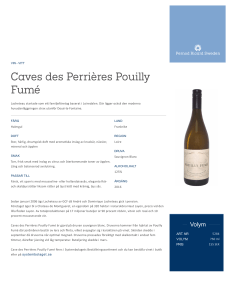 Caves des Perrières Pouilly Fumé