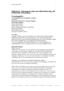 (Plan mot kränkande behandling och diskriminering