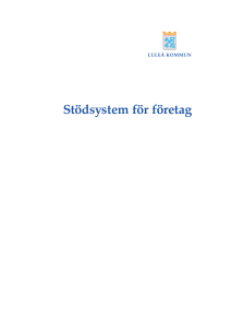 Stödsystem för företag