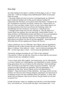 Jesu dop - S:ta Eugenia katolska församling
