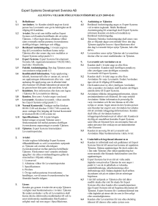 Expert Systems Development Svenska AB