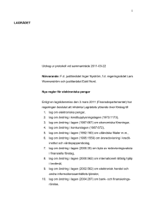 Nya regler för elektroniska pengar