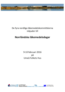 Norrländska läkemedelsdagar